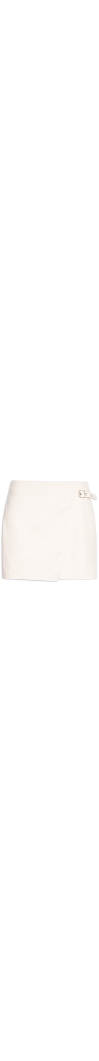 Short Saia Com Fivela - Bege