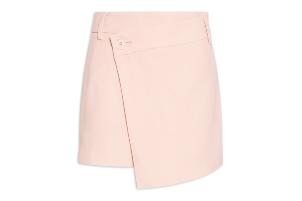 Short Saia Crepe - Rosa