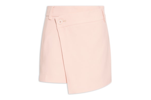 Short Saia Crepe - Rosa