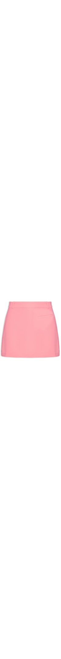 Short Saia Em Alfaiataria - Rosa