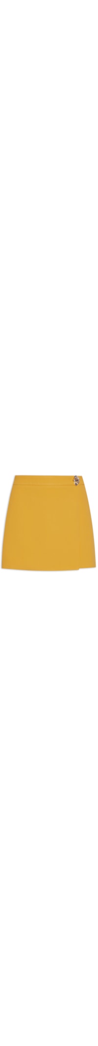 Short Saia Em Crepe - Amarelo