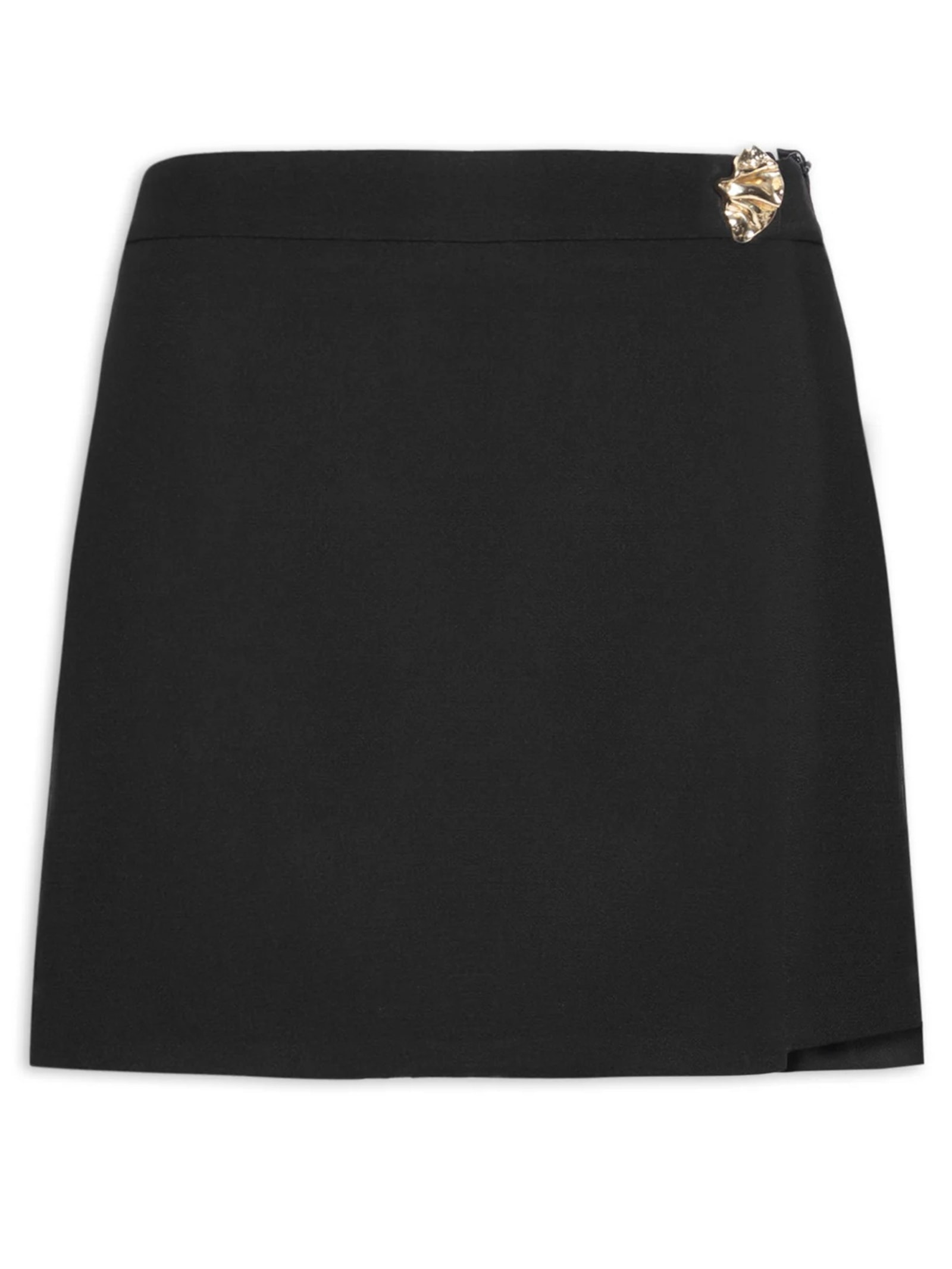 Short Saia Em Crepe Preto '2Essential