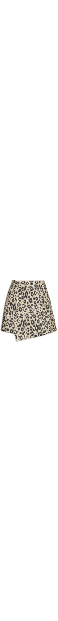Short Saia Estampa Onça - Animal Print