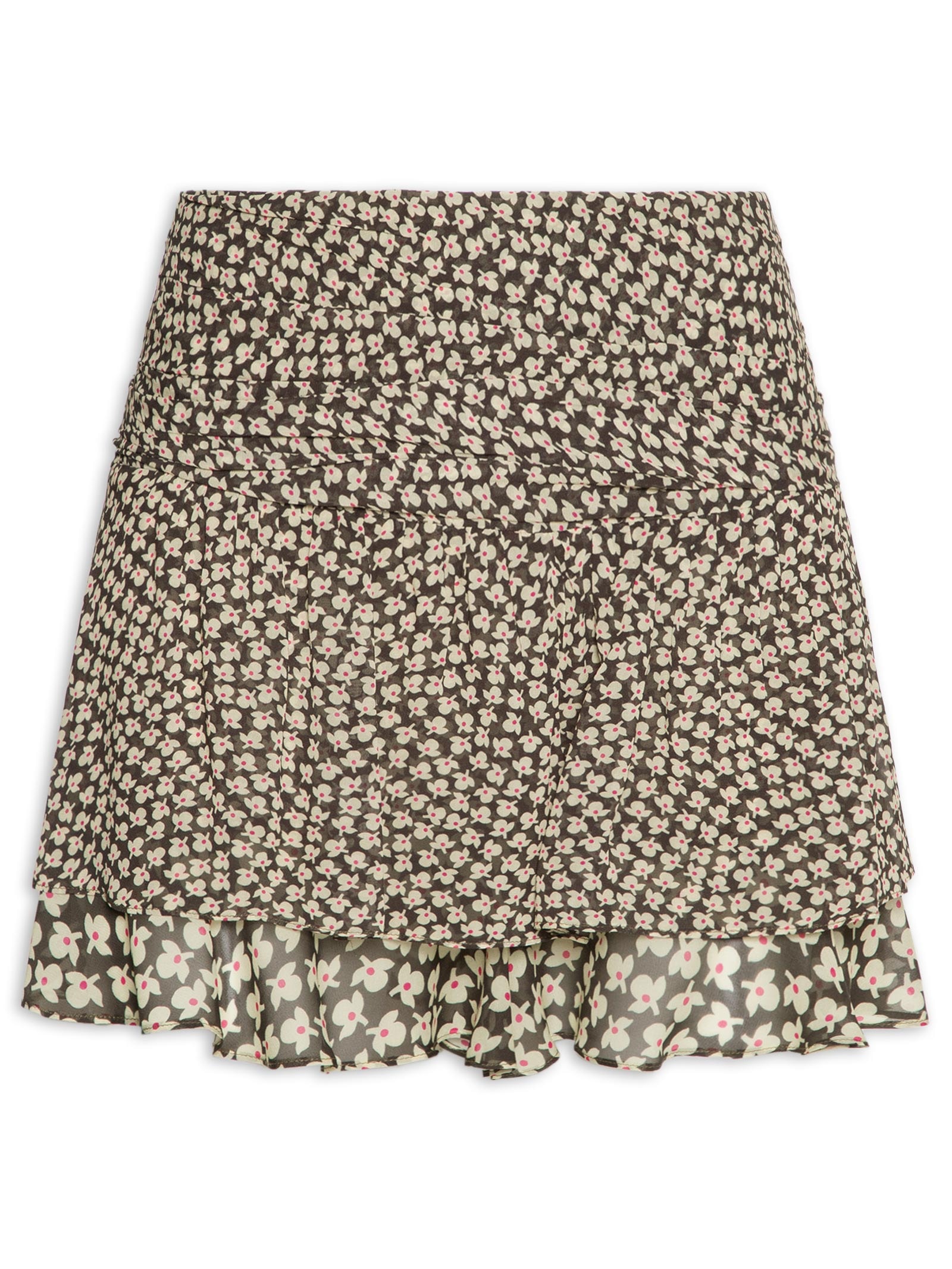 Short Saia Liberty Preto Animale
