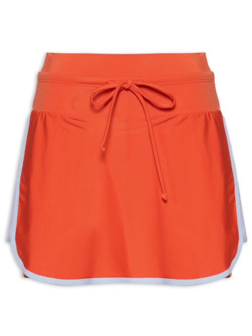 Short Saia Liso – Laranja