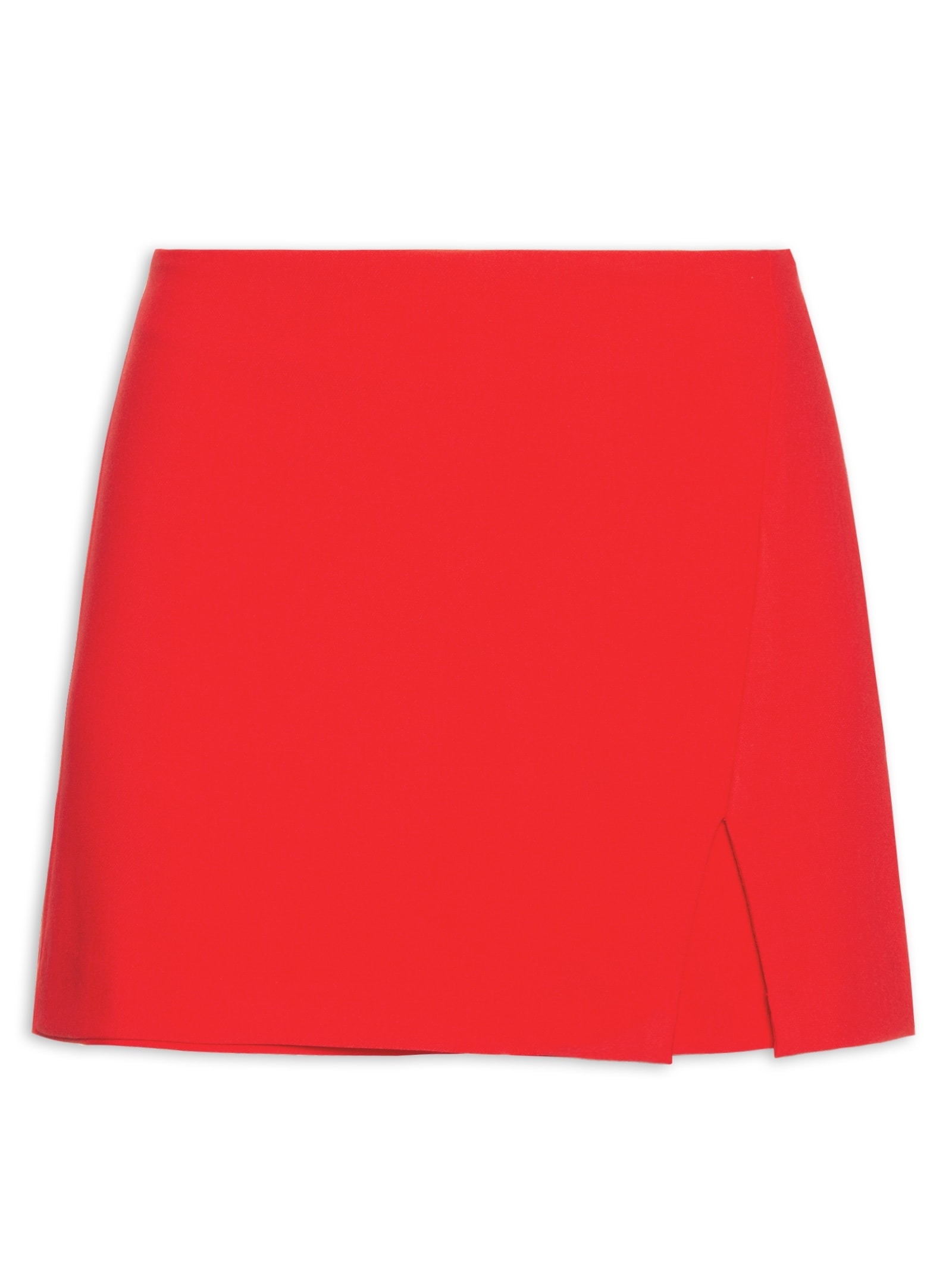 Short Saia Liso Vermelho Colcci