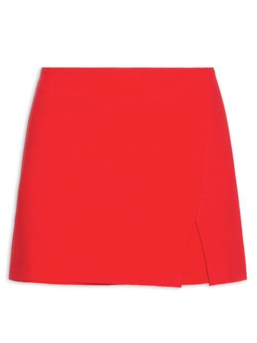 Short Saia Liso – Vermelho
