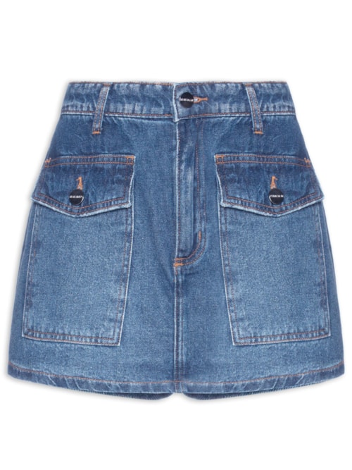 Short Saia Mere – Azul