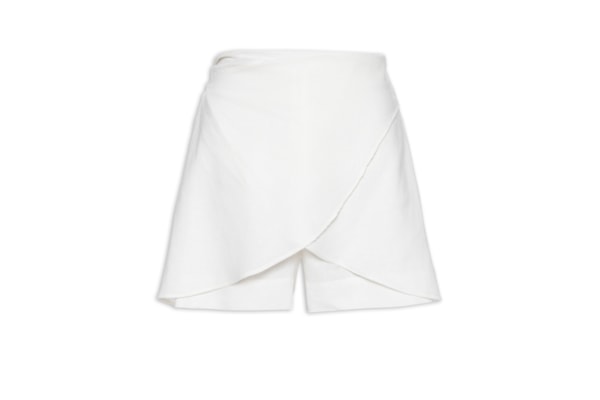 Short Saia Pareô - Branco