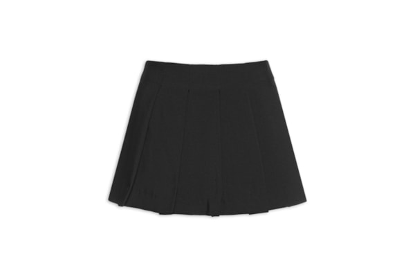 Short Saia Pregas - Preto