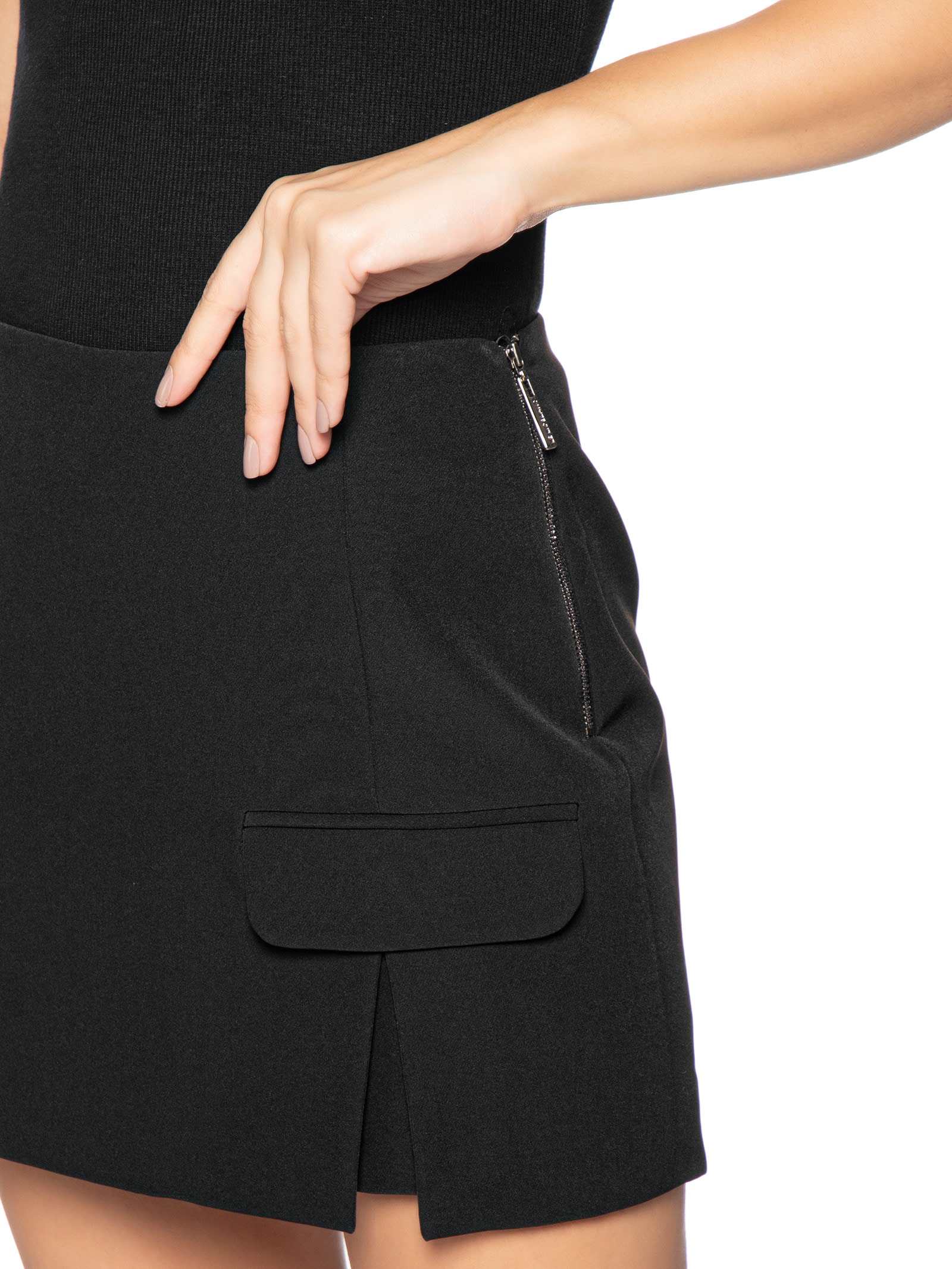 Short Saia Rebeca Preto Le Lis