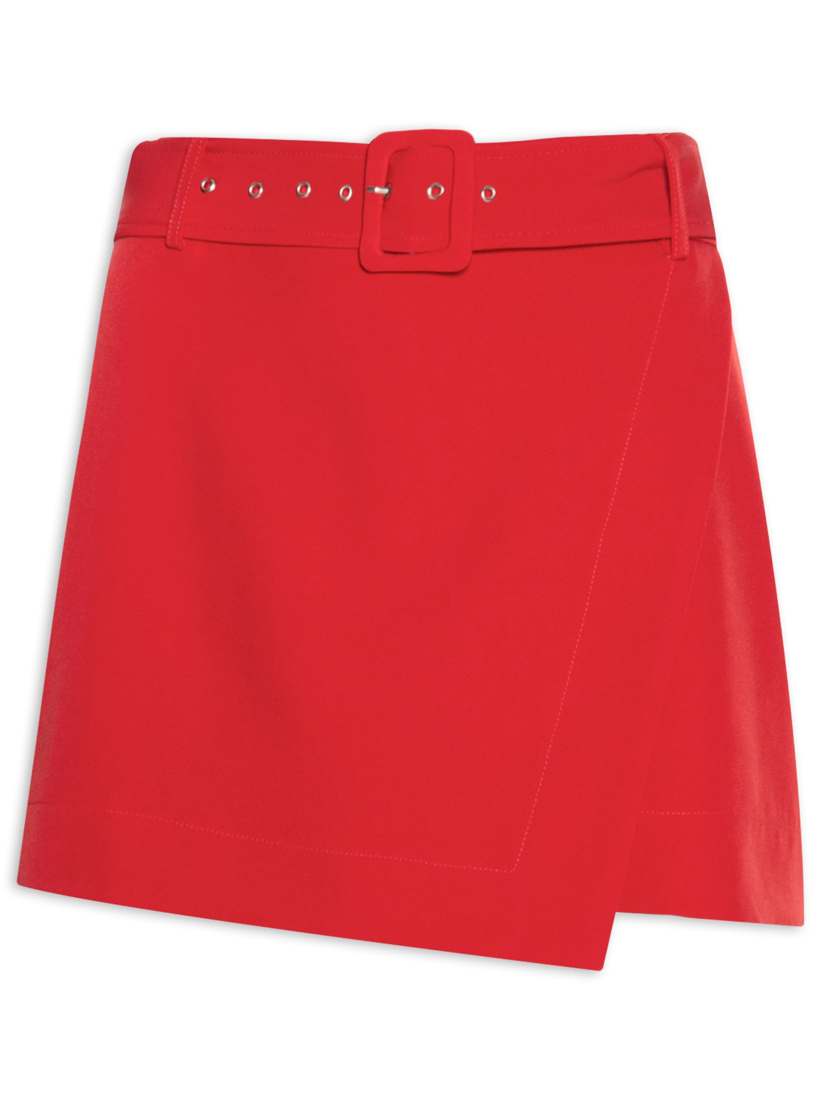 Lez A Lez Short Saia Tecido Petra Vermelho