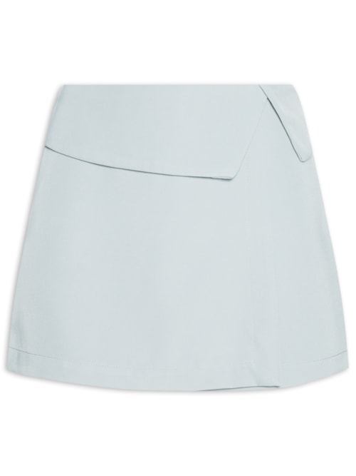 Short Saia Transpassado – Cinza