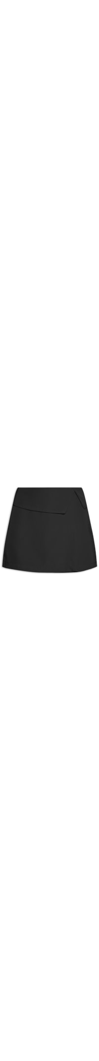 Short Saia Transpassado - Preto