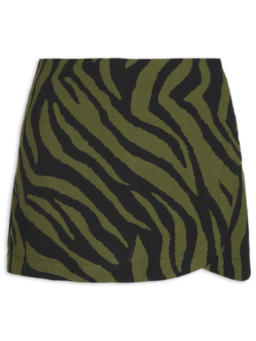 Short Saia Zebra – Animal Print