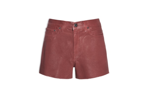 Short Sarja Box Like Leather - Vinho