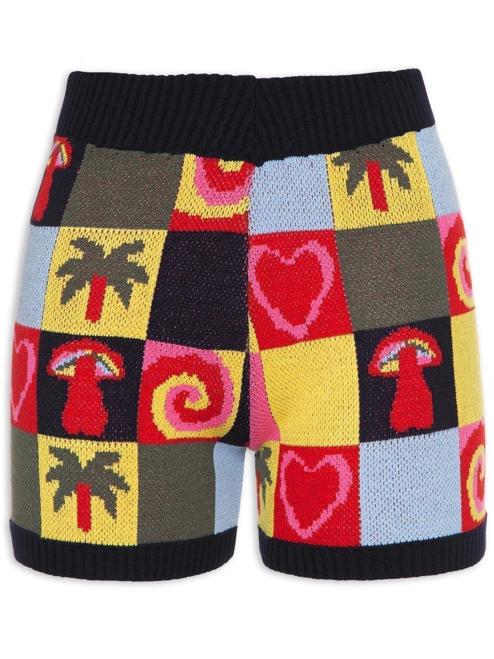 Short Tricot Aconchego Azul Farm
