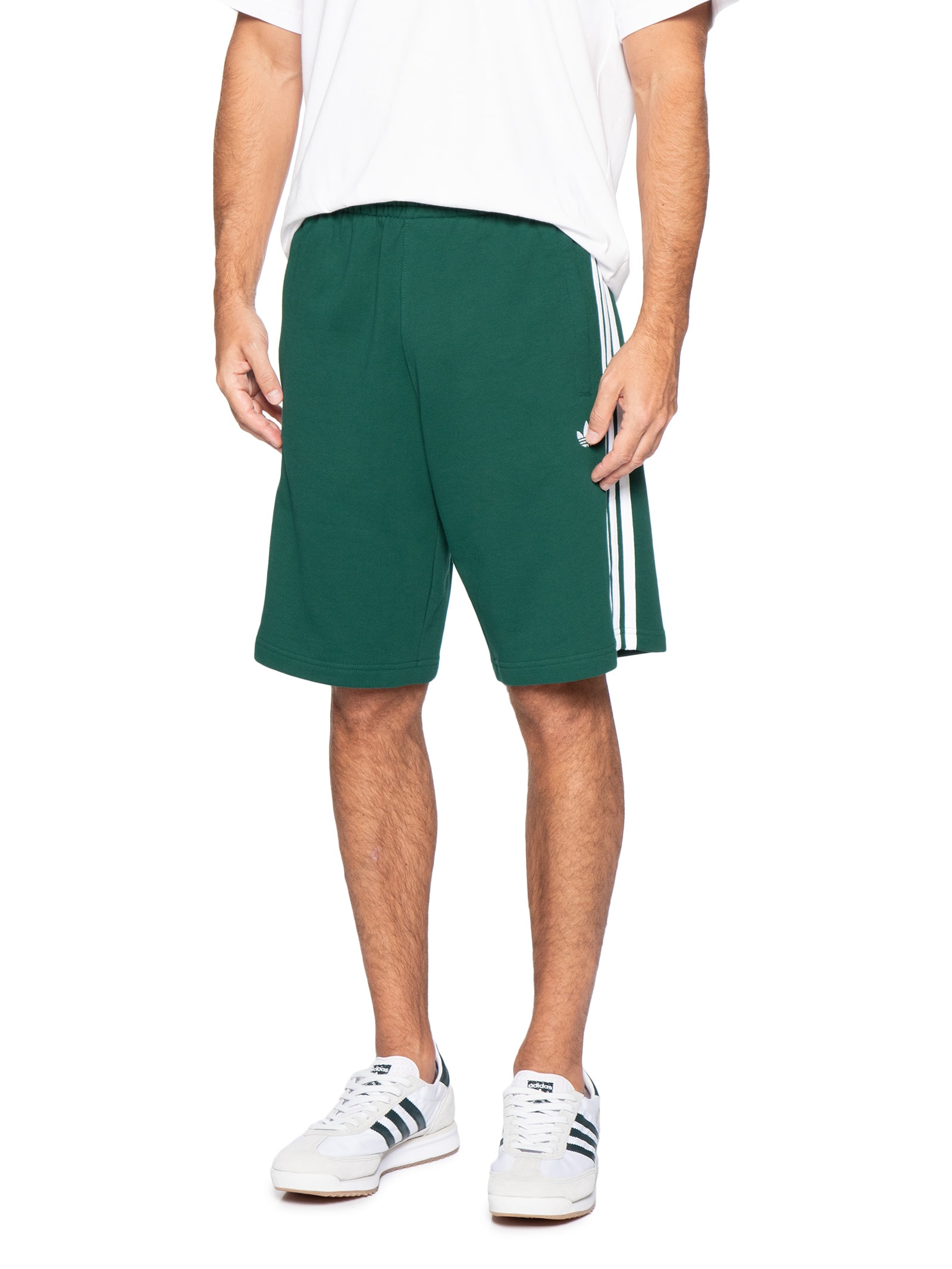 Shorts 3 Stripes Masculino Verde Adidas Originals