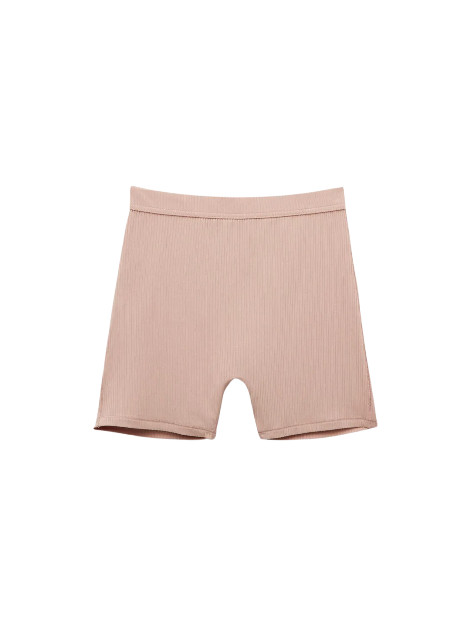 Shorts Ciclista Canelado Em Viscose Your Everyday Wear Bege Intimissimi