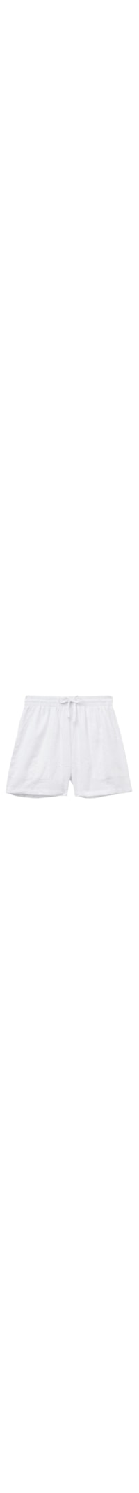 Shorts Com Bordado Sangallo - Branco