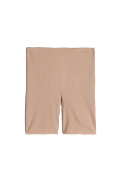 Shorts De Algodão Supima® Sem Costuras - Bege