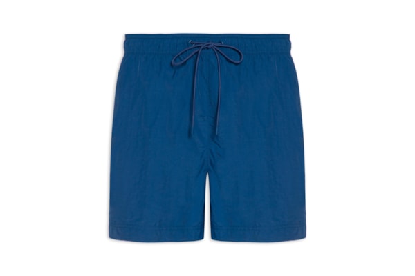 Shorts de Praia Masculino Básico - Azul