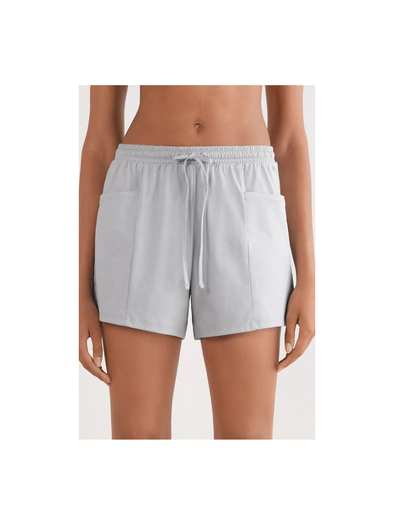 Shorts Em Algodão Elevated Cotton Cinza Intimissimi