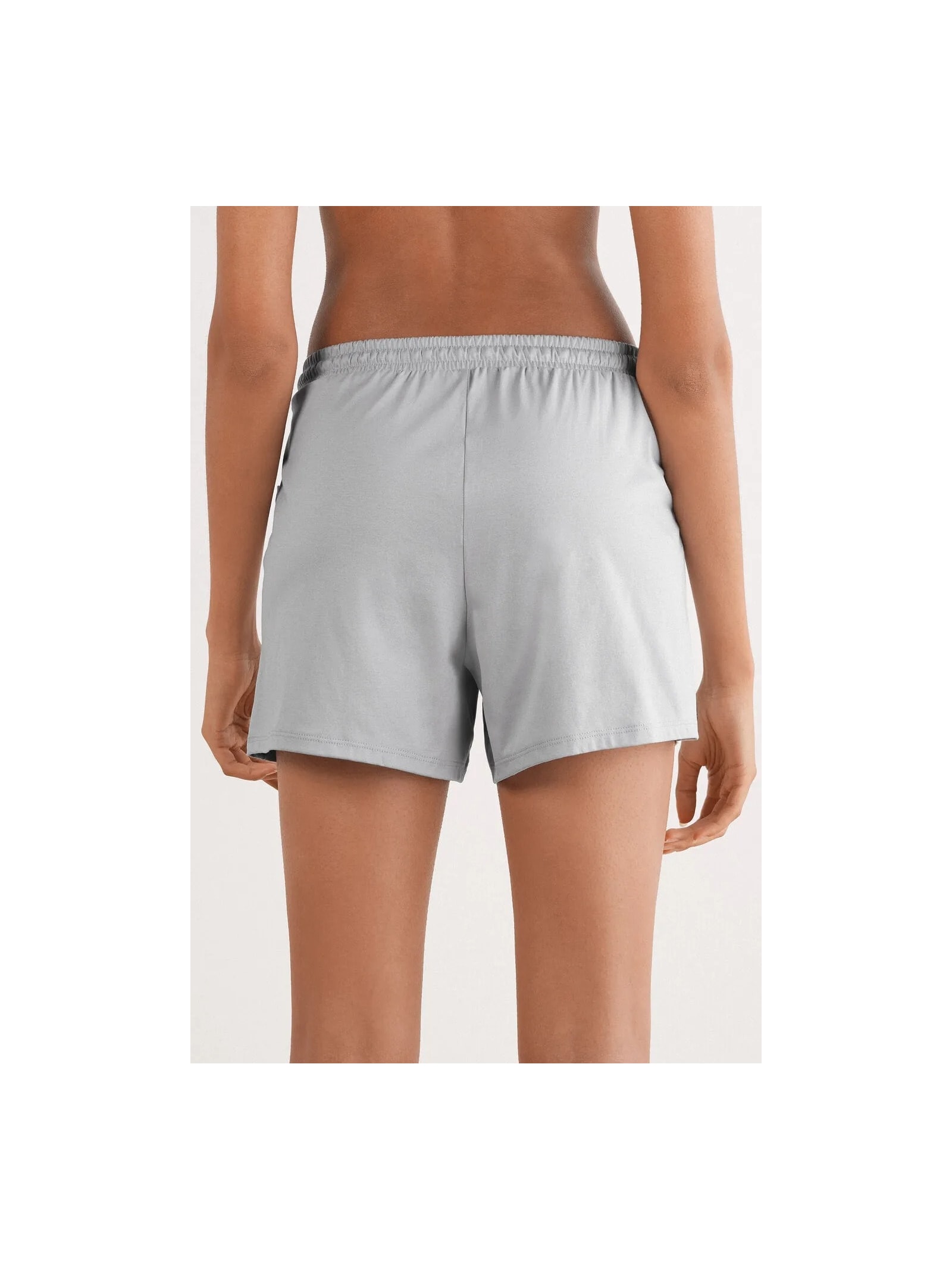 Shorts Em Algodão Elevated Cotton Cinza Intimissimi
