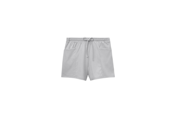 Shorts Em Algodão Elevated Cotton - Cinza