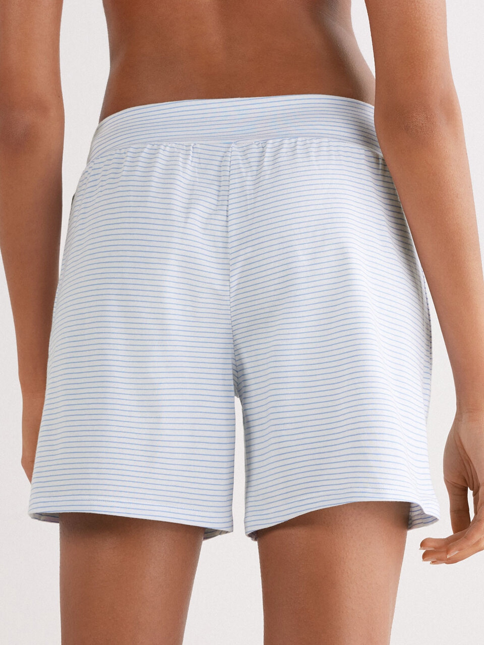 Shorts Em Algodão Morning Portofino Azul Intimissimi