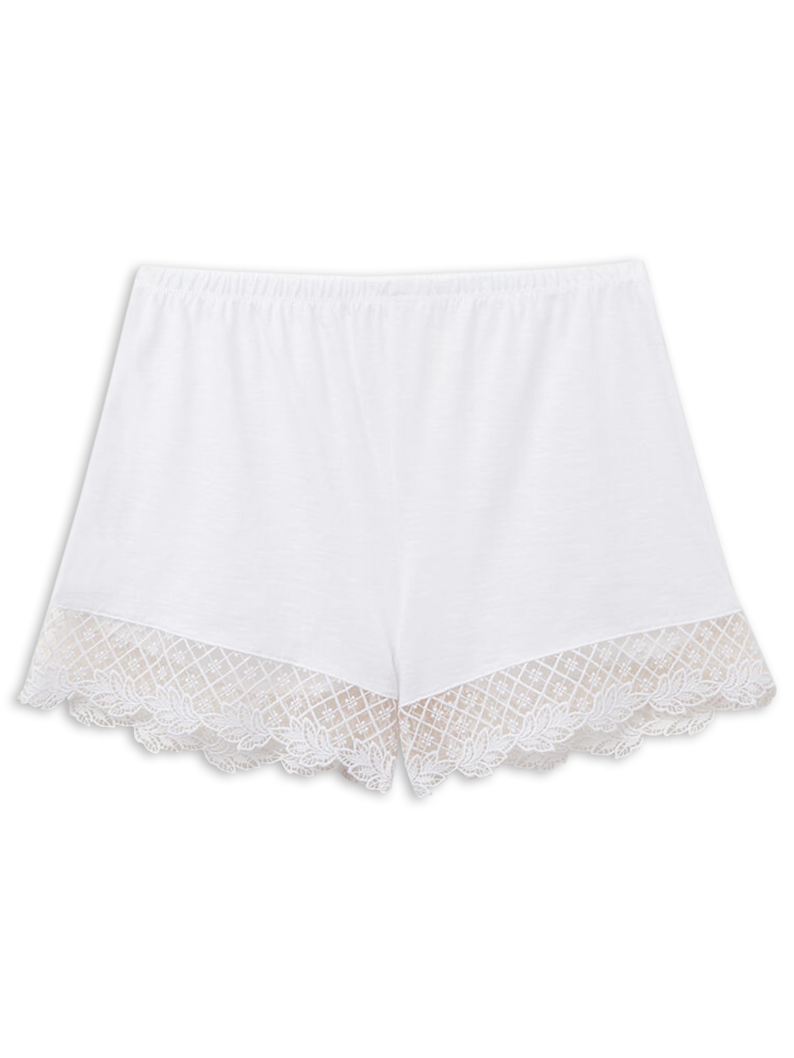 Shorts Em Algodão Sophisticated Allure Branco Calzedonia