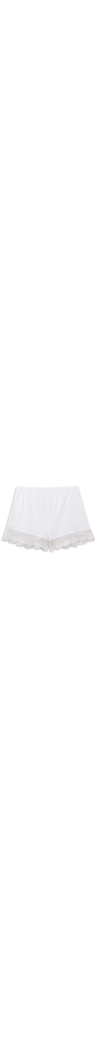 Shorts Em Algodão Sophisticated Allure - Branco