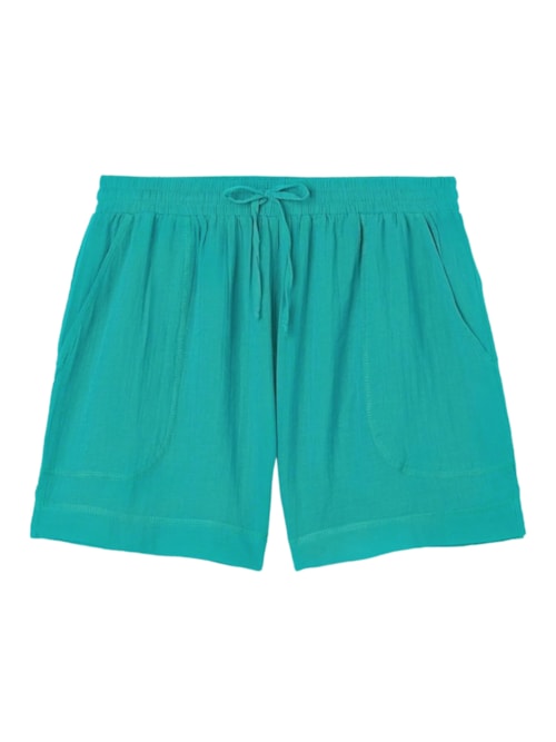 Shorts Em Algodão – Verde