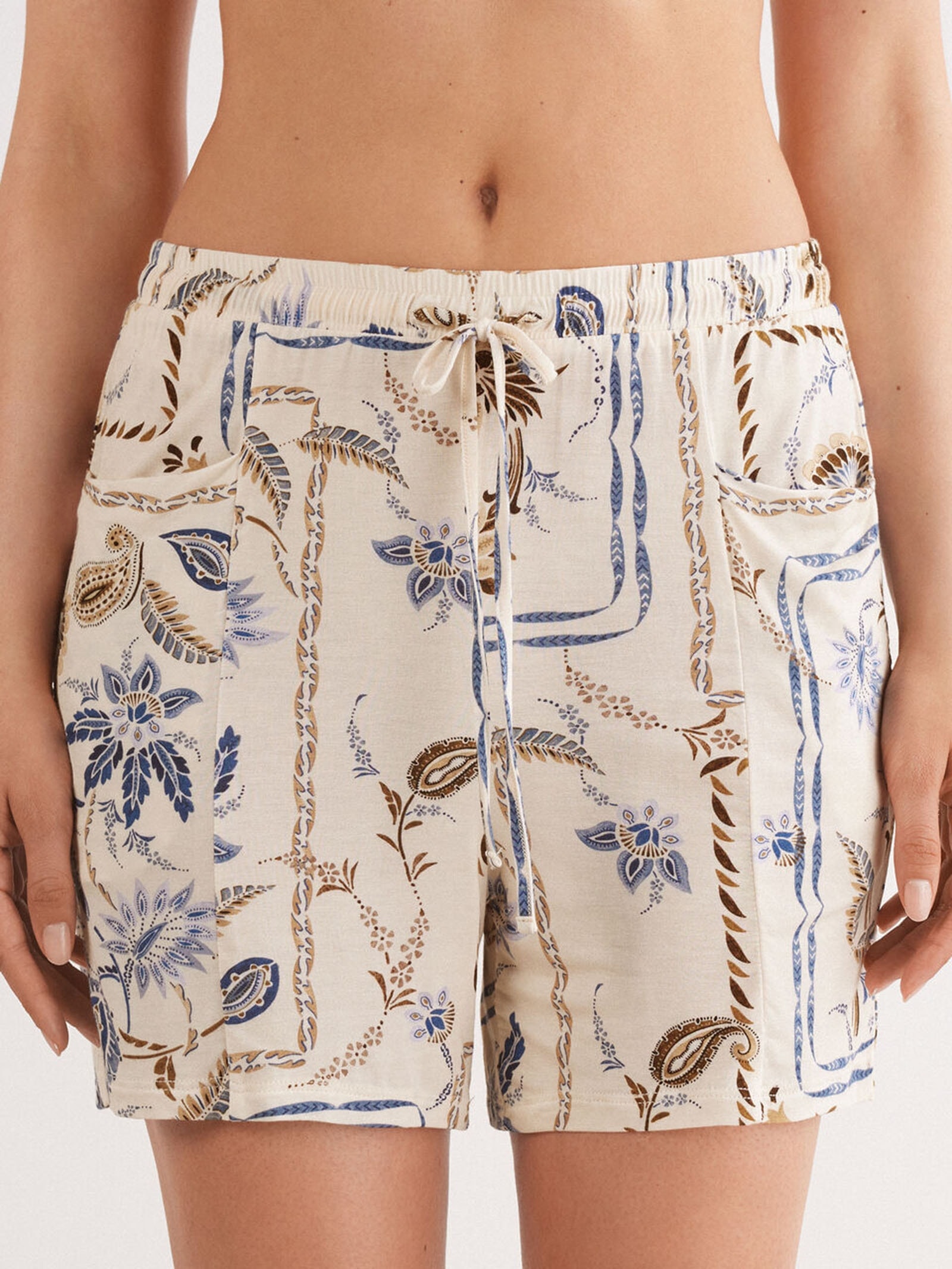 Shorts Em Fresh Bamboo Italian Riviera Bege Intimissimi