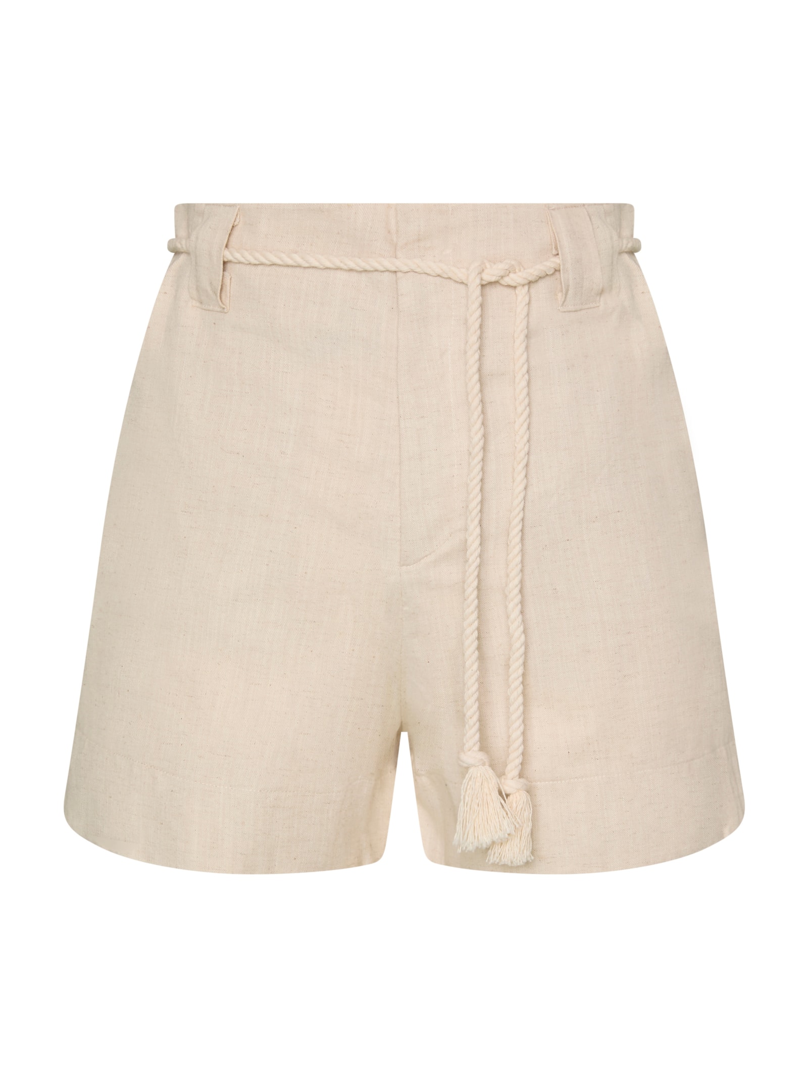 shorts em linho com algodão cordel Suntime