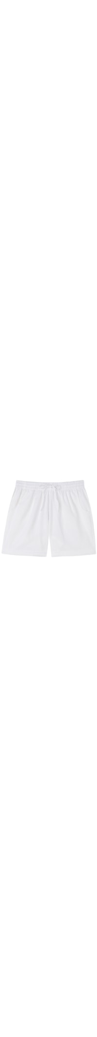 Shorts Em Linho e Algodão - Branco