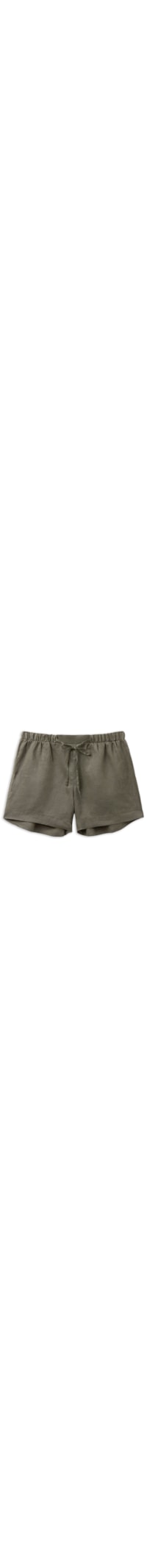 Shorts Em Linho The Pure Linen - Verde