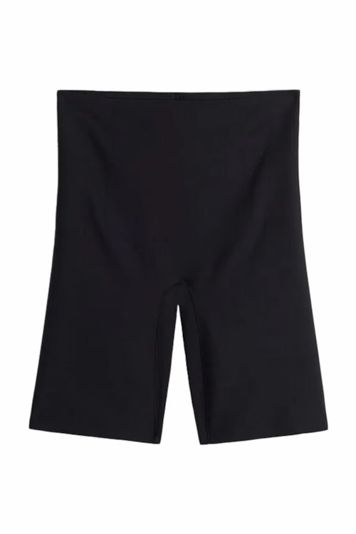 Shorts Em Microfibra Com Corte Vivo - Preto