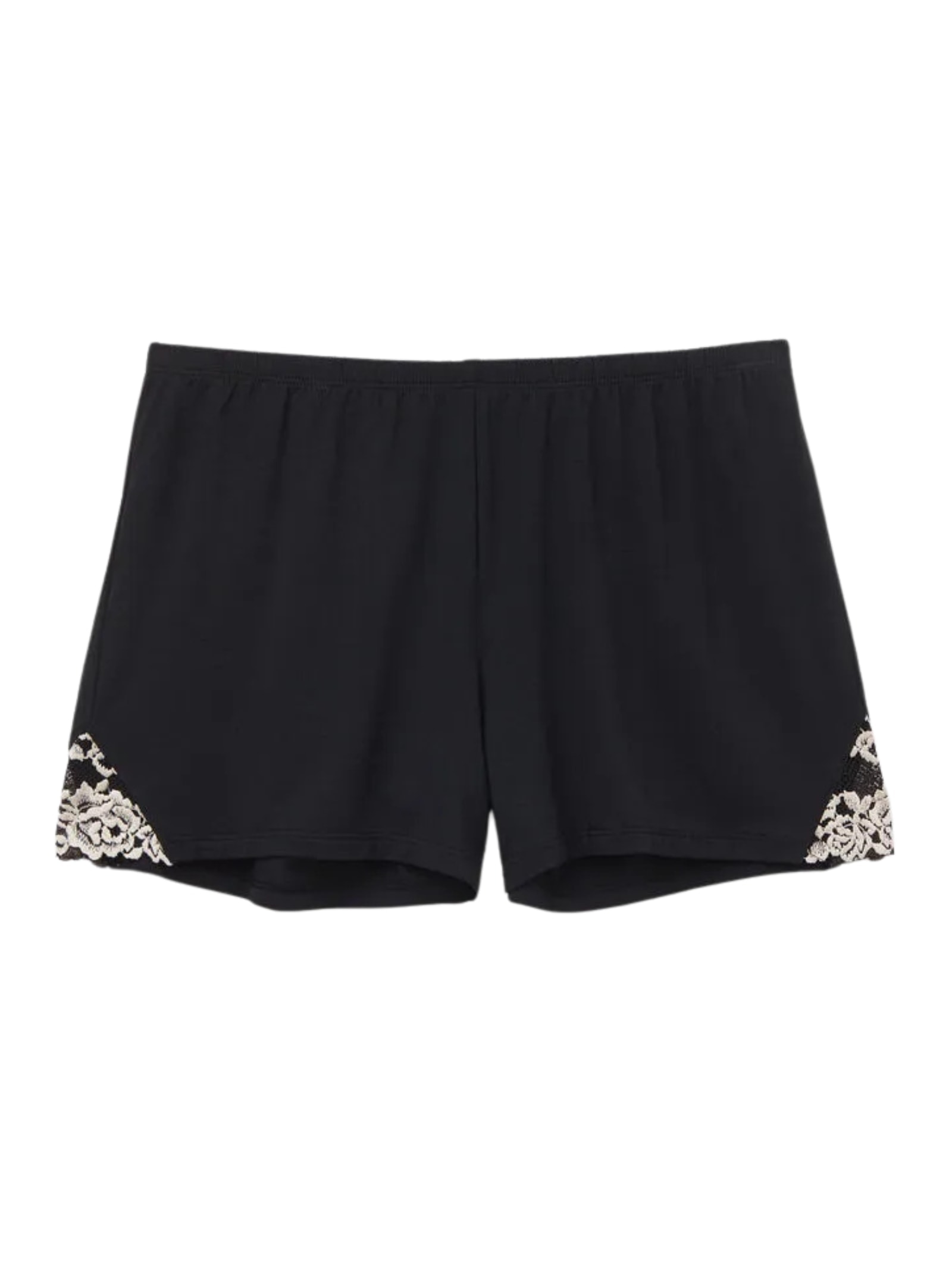 Shorts Em Modal Pretty Flowers Preto Intimissimi