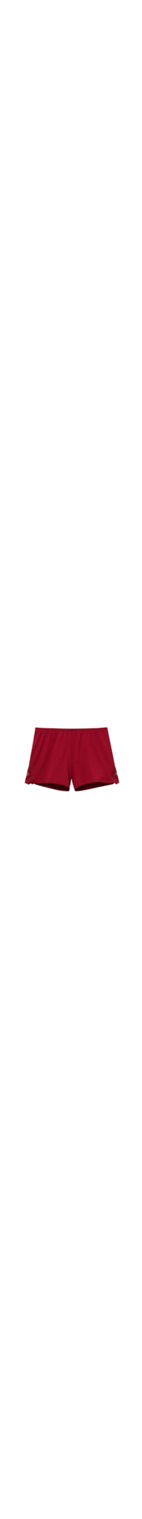 Shorts Em Modal Pretty Flowers - Vermelho