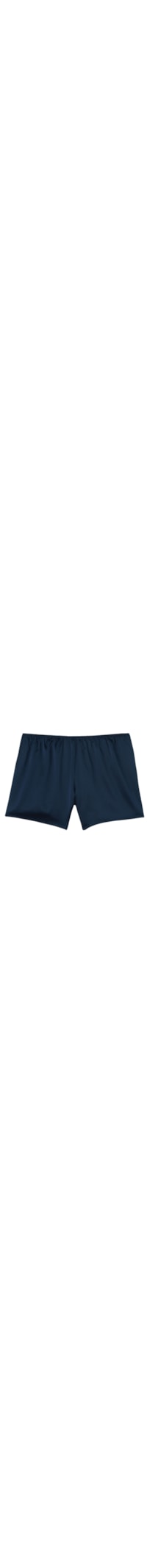 Shorts Em Seda - Azul