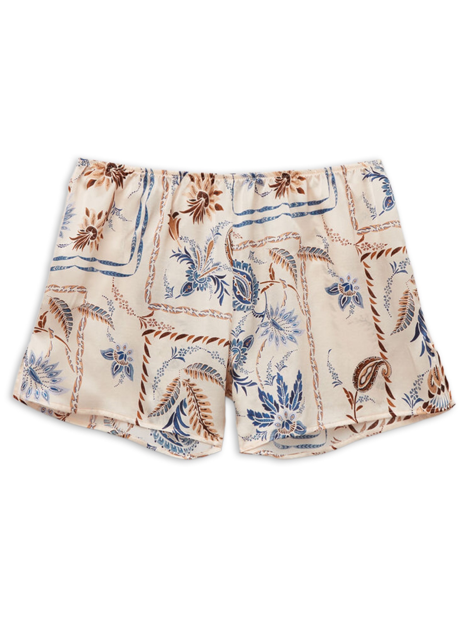 Shorts Em Seda Italian Riviera Bege Intimissimi
