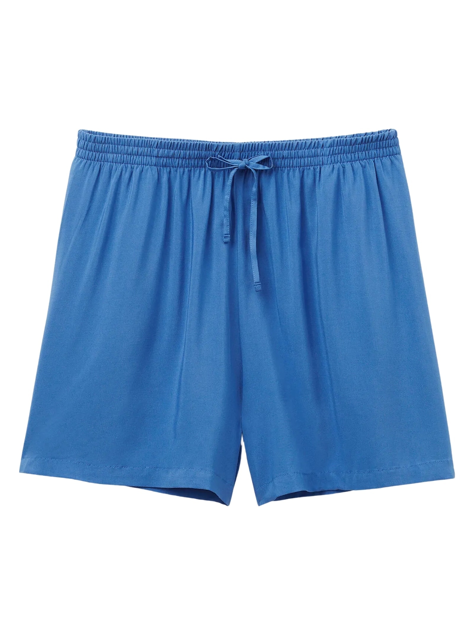 Shorts Em Viscose Azul Calzedonia
