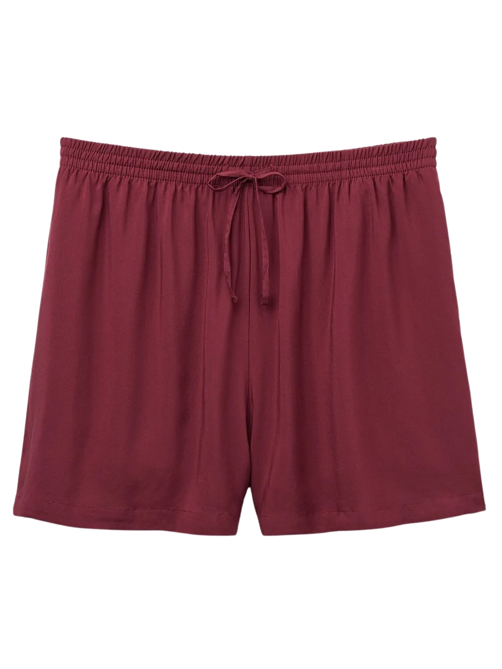 Shorts Em Viscose Bordô Calzedonia