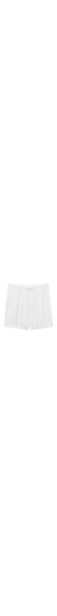 Shorts Em Viscose - Branco