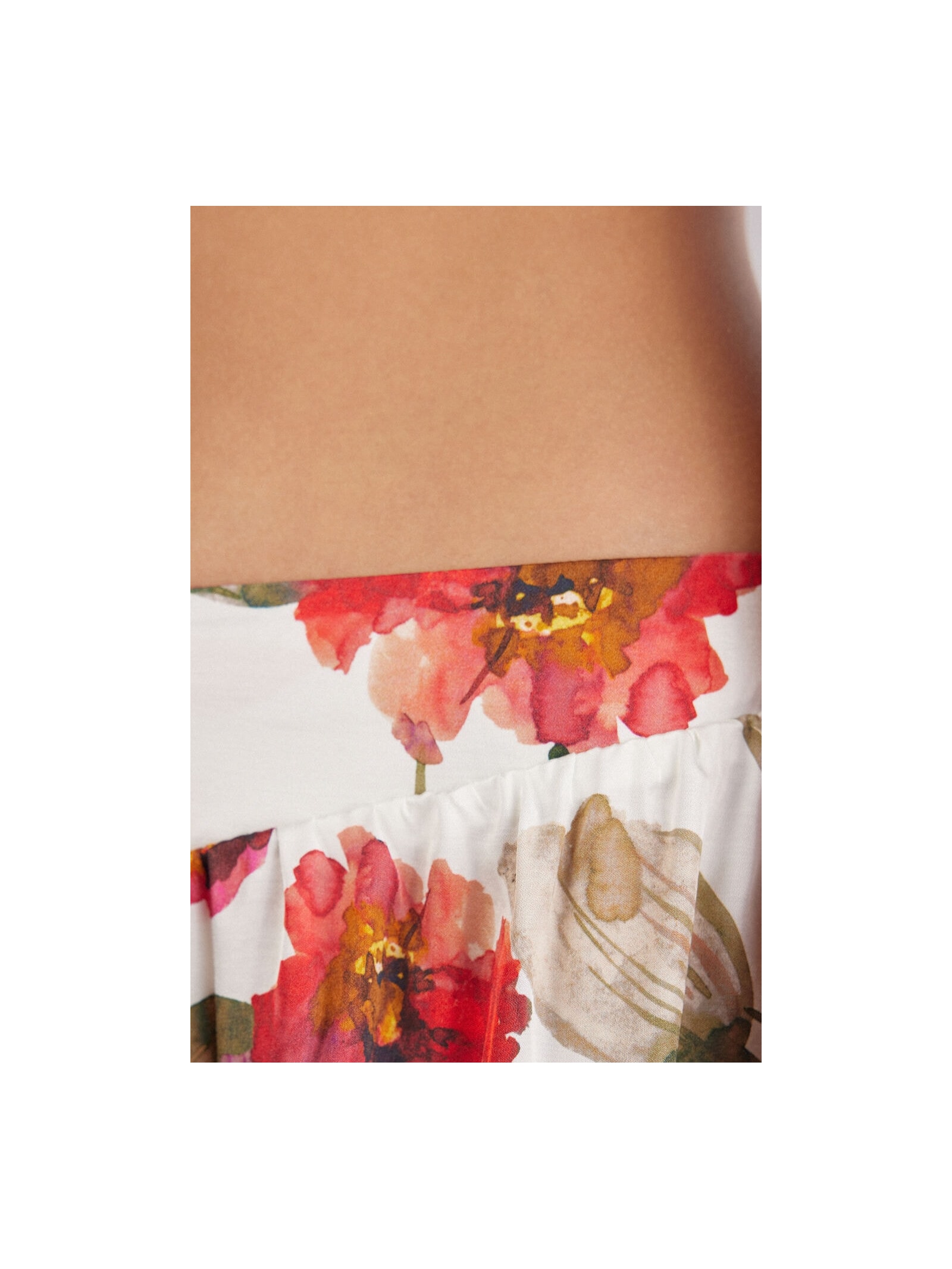 Shorts Em Viscose Imaginary Journey Branco Intimissimi