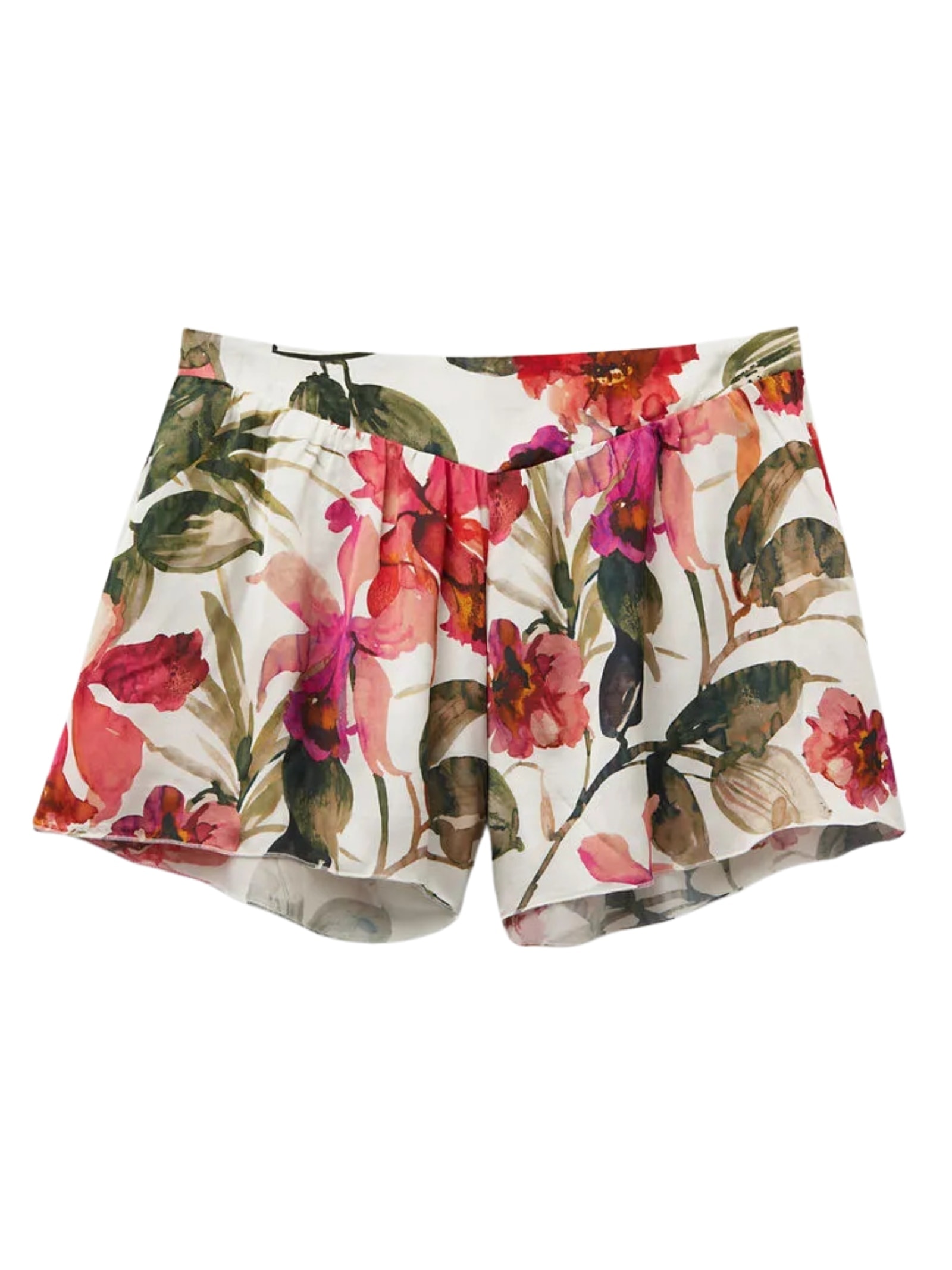 Shorts Em Viscose Imaginary Journey Branco Intimissimi