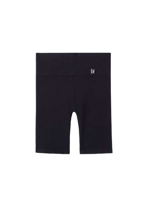 Shorts Esportivo Canelado Sem Costuras – Preto