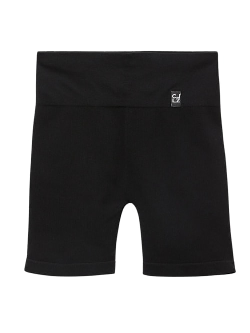 Shorts Esportivo Sem Costuras – Preto
