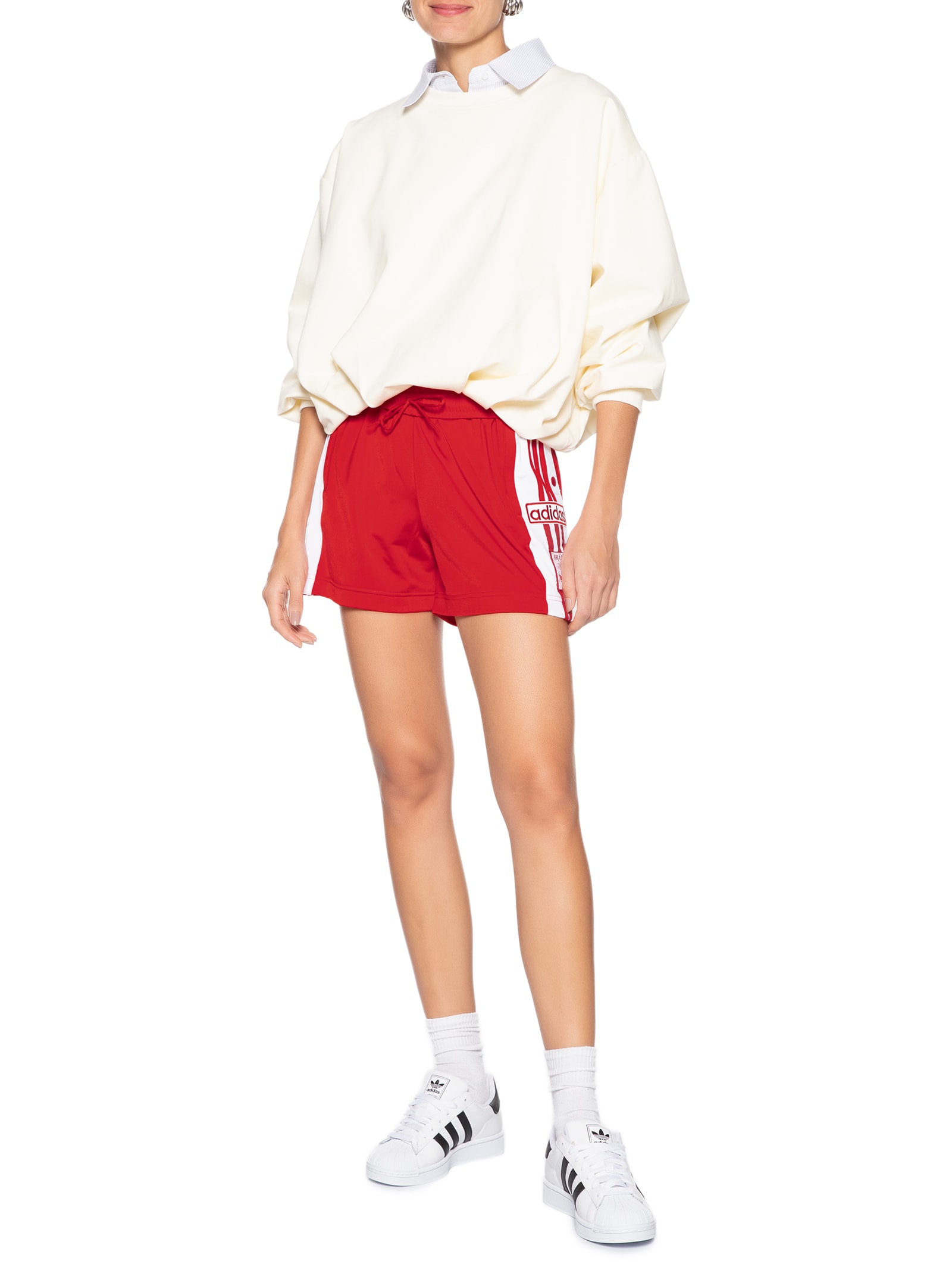 Shorts Feminino Adibreak Vermelho Adidas Originals